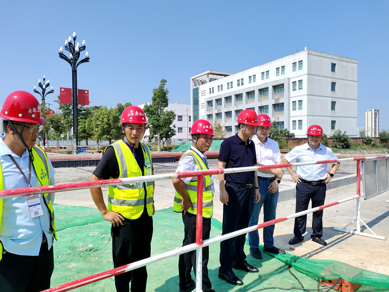 公司黨委副書記、總經(jīng)理張俊到六安片區(qū)項(xiàng)目調(diào)研2